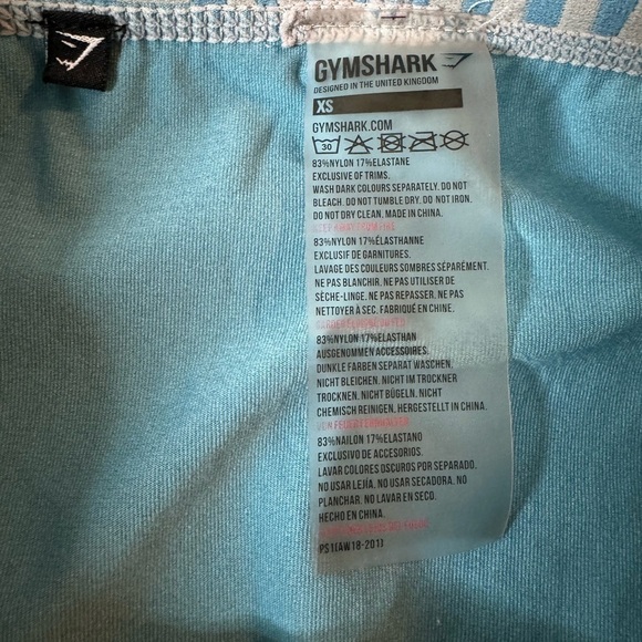 Gymshark Flex Fit Seamless Leggings Size XS Teal - Picture 9 of 9